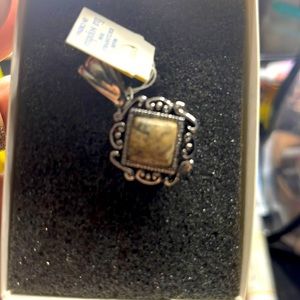 Lia Sophia, double sided pendant necklace